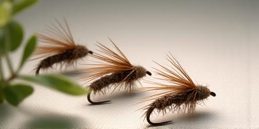 Eco-conscious fly patterns tied with sustainable natural materials